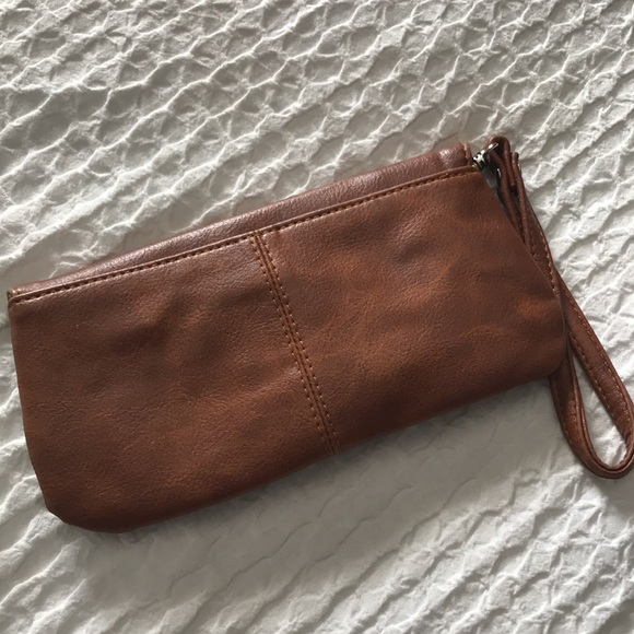 Aldo Brown Bow Clutch/Wristlet - Picture 5 of 7